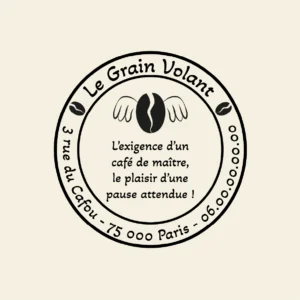 Tampon Le Grain Volant FBGraphiste