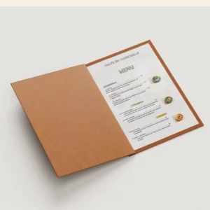 Menu Halte en Vadrouille - FBGraphiste
